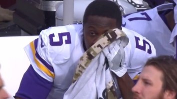 Vikings QB Teddy Bridgewater Cries Tears Of Joy On Sideline In First Game Back From Horrific Knee Injury