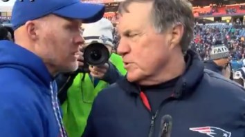 Video Shows Bill Belichick Apologizing To Bills Coach Sean McDermott For Rob Gronkowski’s Cheap Shot