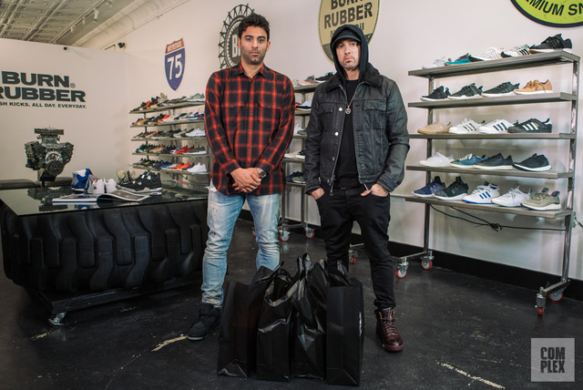 Eminem sneaker shopping