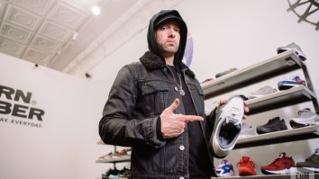 Eminem Goes Sneaker Shopping And Talks About His Air Jordan IV Collaboration Coming Back