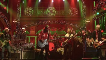 The Foo Fighters Busted Out An Acoustic Version Of ‘Everlong’ Before An Epic Christmas Medley Of Songs