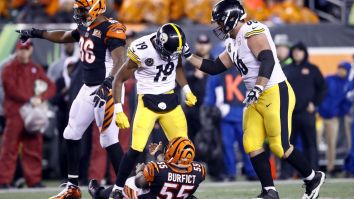 Antonio Brown Calls JuJu Smith-Schuster’s Devastating Hit On Vontaze Burfict ‘Karma’, Says He’s Going To Pay JuJu’s Fine