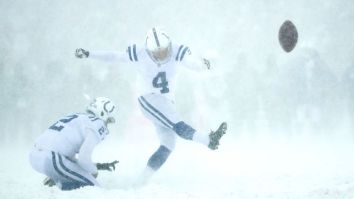 Adam Vinatieri Might Have Lost A Ton Of Money By Having To Kick In A Blizzard On Sunday