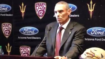 Herm Edwards Introduced As Arizona State Head Coach And He May Not Know What Their Mascot Is