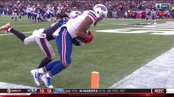 Video Shows Ref In Bills-Patriots Game Saying He Doesn’t Know Why Kelvin Benjamin’s TD Catch Was Overturned