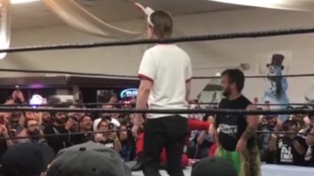 Macaulay Culkin Sabotages Wrestling Match With ‘Home Alone’ Tricks Before Fighting WWE’s Hornswoggle