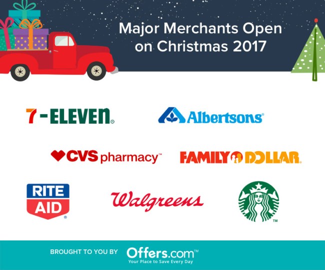 Major Retailers Open On Christmas