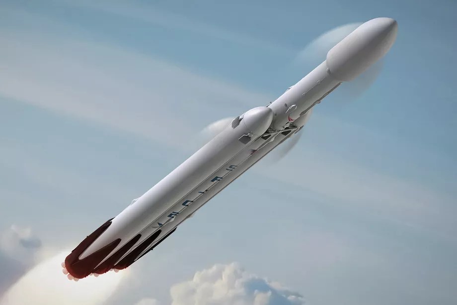 spacex falcon heavy rocket tesla roadster
