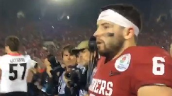 Georgia Linebacker Davin Bellamy Taunted Baker Mayfield By Yelling ‘Humble Yourself’ After Rose Bowl Win