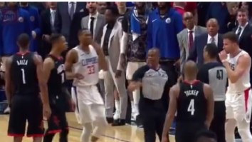 The Internet Reacts To Chris Paul Leading The Rockets Through Secret Passageway To Beat Up Austin Rivers