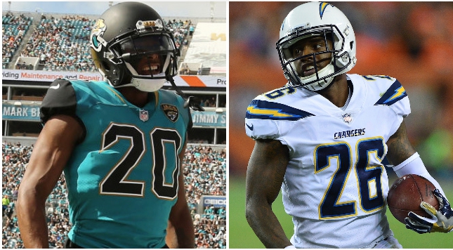 Casey Hayward and Jalen Ramsey argue over who's the best