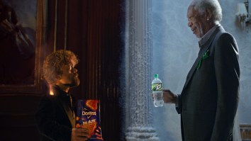 Morgan Freeman Versus Peter Dinklage Rap Battle In Joint Doritos And Mountain Dew Super Bowl Ad