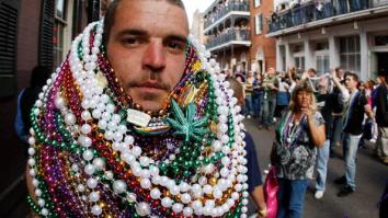 New Orleans Pulls 93,000 Pounds Of Mardi Gras Beads From Storm Drains