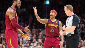 Isaiah Thomas Likes Video Of Kyrie Irving Hitting Shot Over LeBron James During Today’s Cavs-Celtics Game