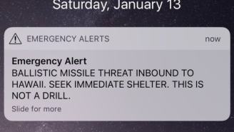 Hawaii Terrifies Citizens By Sending Alert Of Imminent Ballistic Missile Attack That Was A False Alarm
