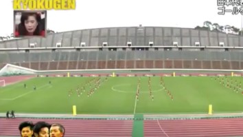 Three Pro Soccer Players Take On ONE HUNDRED Japanese Kids…Ridiculous Mayhem Ensues