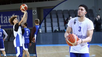Here We Go! The First Clips Of LaMelo, LiAngelo Ball On The Court In Lithuania Are Here