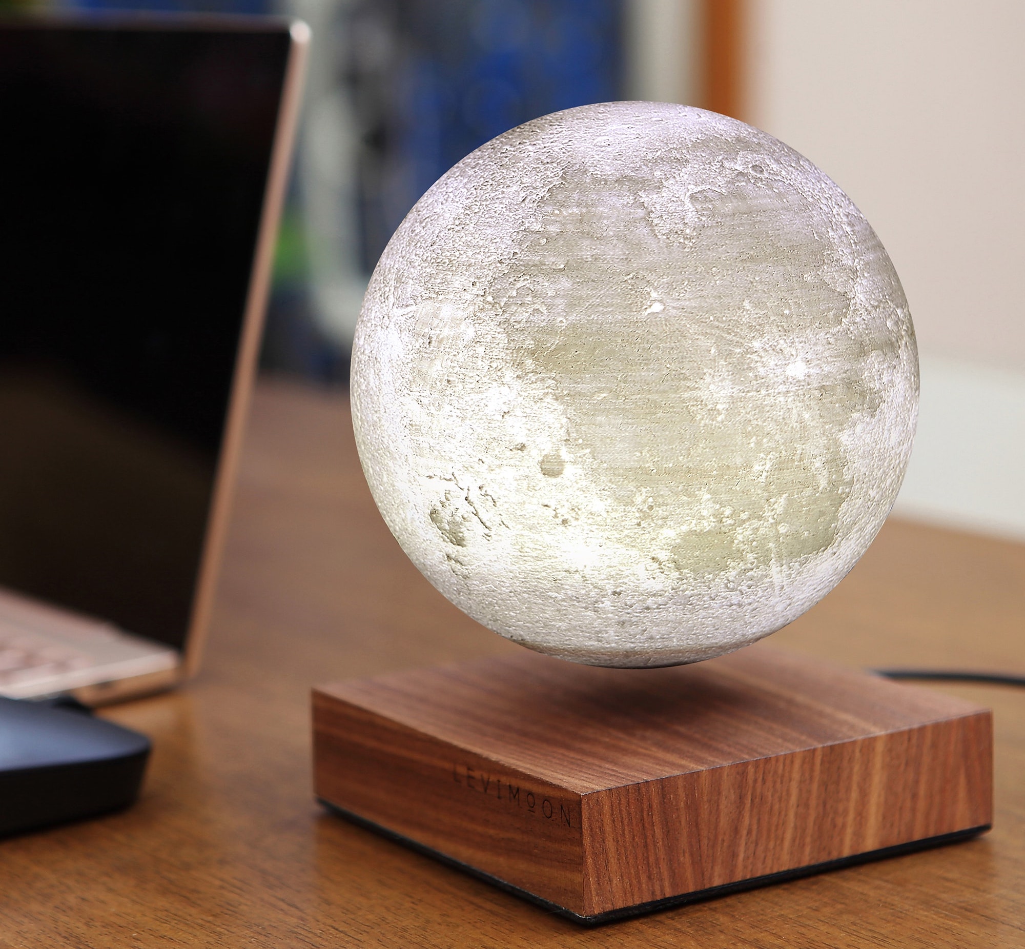 This Badass 3D Printed Levitating Moon Lamp Will Blow Your