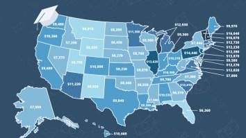 Helpful New Maps Show College Tuition Costs Both In-State And Out-of-State Throughout America