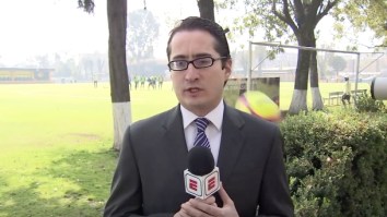 Pro Soccer Player Sanctioned For Trying To Drill ESPN Sideline Reporter With Long-Distance Strike