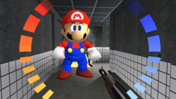 This Is What It’d Look Like If You Put ‘Mario 64’ Characters In ‘GoldenEye 007’