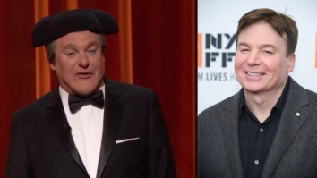 Mike Myers Finally Revealed As Being The Host Of ‘The Gong Show’ In Disguise This Whole Time