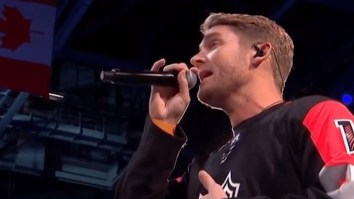 Brett Young Is Getting Roasted For His Brutal Anthem Performance At The NHL All-Star Game