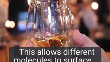 The Shape Of This Whiskey Glass Is Built To Extract The Most Possible Flavor