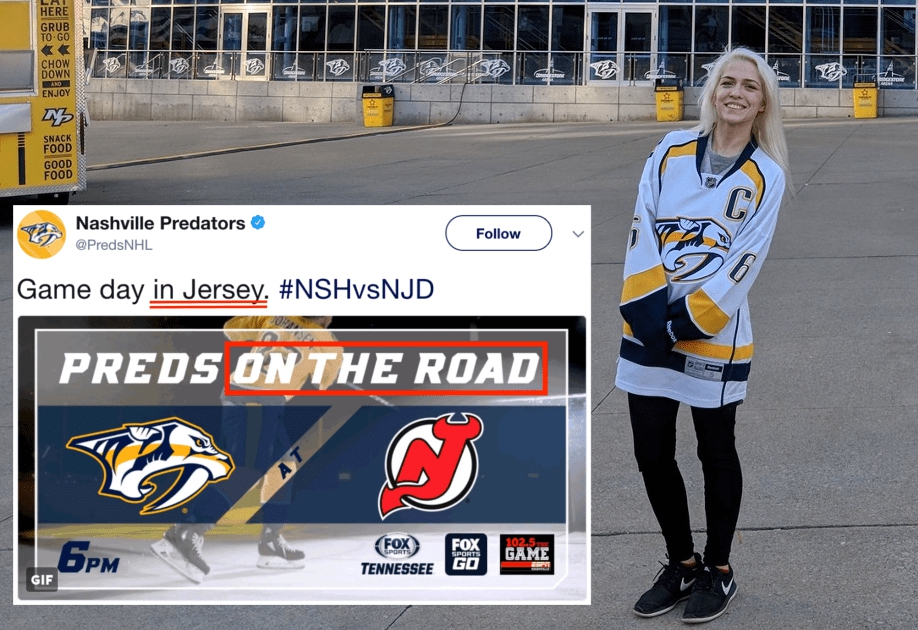 Don't Fly To Nashville For A Preds Game Being Played In New Jersey