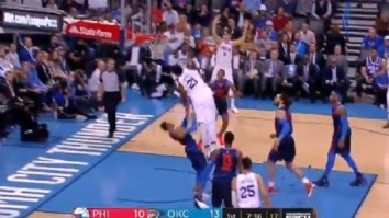 Joel Embiid Trolls Russell Westbrook On Twitter After Westbrook Stared Him Down At End Of Game For Poster Dunk