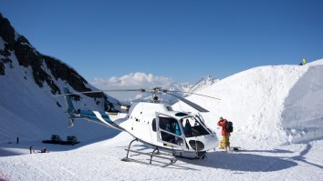 Dude’s First Time Going Heli-Skiing Did Not Go As Planned…In Fact, It Went As Hilariously Bad As Possible