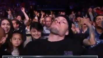 Derrick Lewis And Nate Diaz Got Weird During Tonight’s UFC Broadcast