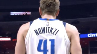 Dirk’s Jersey Misspelled His Name The Night He Became Sixth NBA Player To Reach 50k Minutes