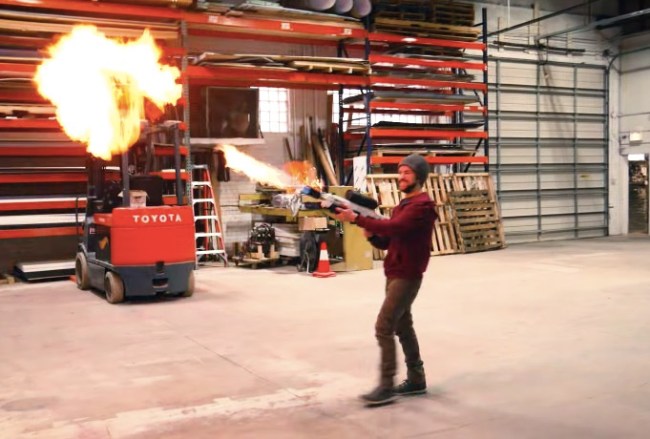 DIY The Boring Company Flamethrower From Scratch