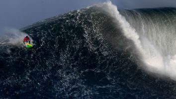 A 21-Year-Old Surfer Won The Nazaré Challenge Last Weekend After Riding Skyscraper-Sized Waves