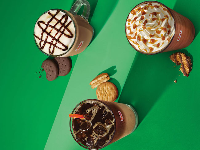 Girl Scout Cookies Dunkin Donuts