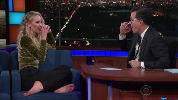 Jennifer Lawrence Got Drunk On Rum With Stephen Colbert, Told Her Haters To Not See ‘Red Sparrow’