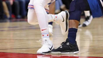 Jimmy Butler Played While Wearing Extremely Rare Eminem x Carhartt x Air Jordan 4 Sneakers Which Have Sold For Over $20k In The Past