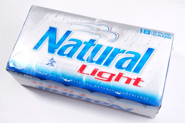 natural light beer case