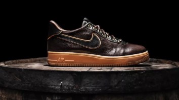 These Jack Daniel’s Air Force 1’s For NBA All-Star Weekend Are Siiiick