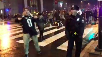 This Video Of A Philly Cop Celebrating With Eagles Fans On The Street Will Make Your Day