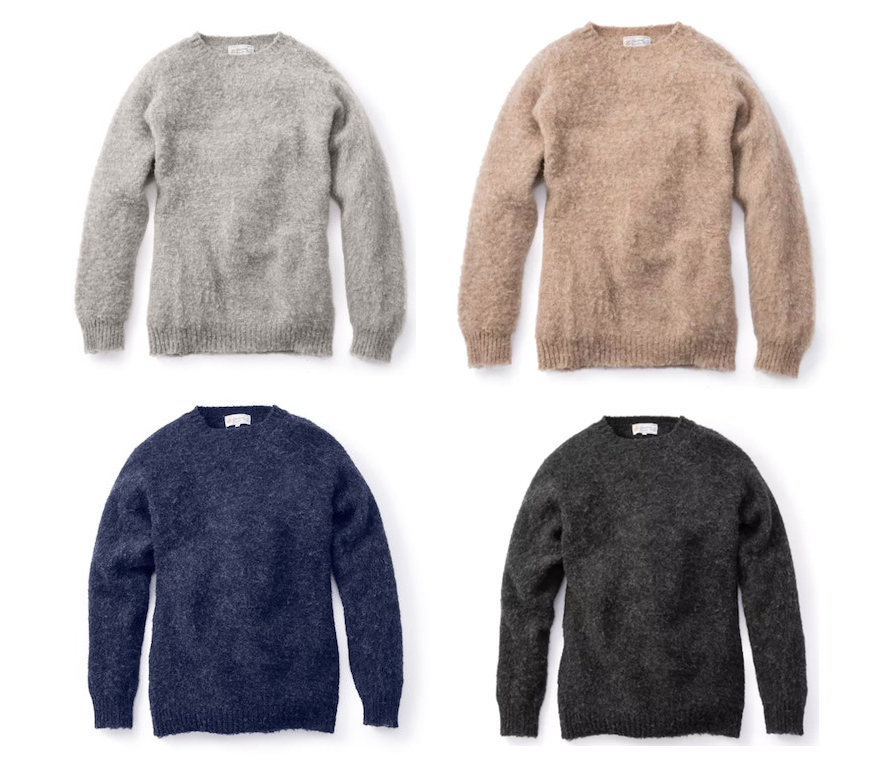 Shaggy Sweaters From Shetland Woollen Company Are Stylish Without The ...