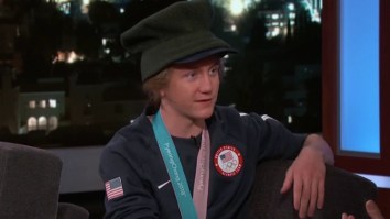 Red Gerard, Youngest Olympic Snowboarding Champ, Talks With Jimmy Kimmel About Shotgunning Beers