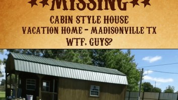 This Couple Had A Rough Start To Their Vacation When They Found Their Entire Cabin Had Been Stolen