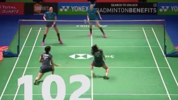 This 102-Shot Badminton Rally Is More Hectic Than A March Madness Buzzer Beater
