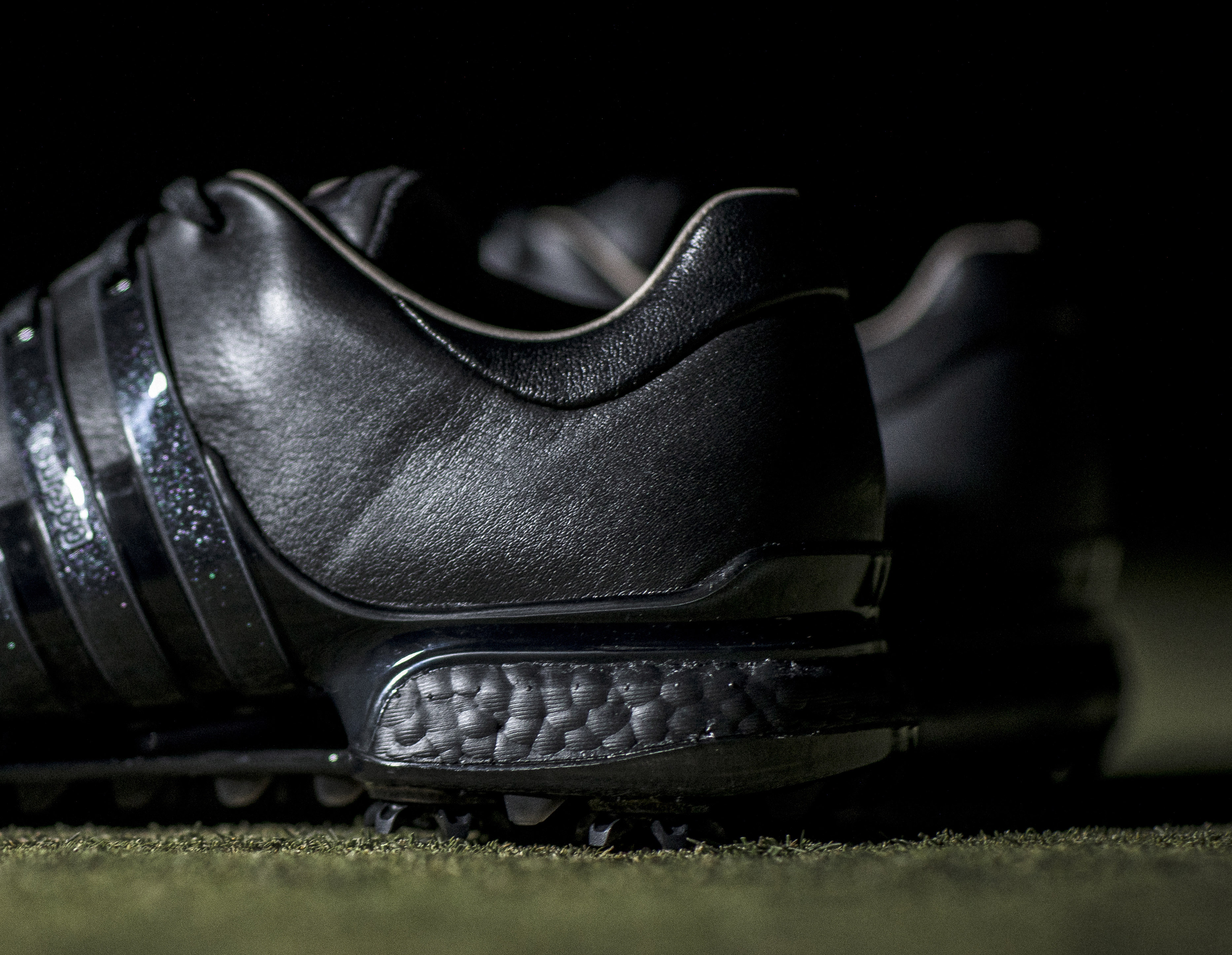 all black adidas golf shoes