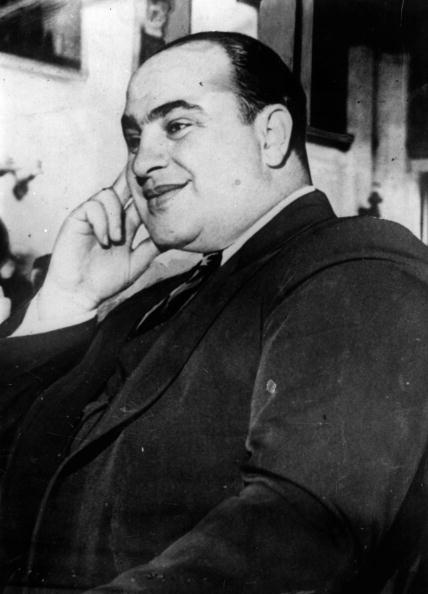 circa 1930: The gangster Al (Alphonse) Capone, (1899 - 1947).