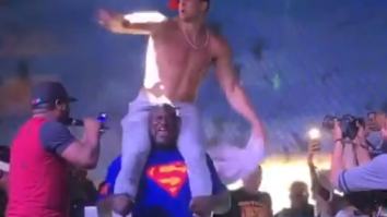A Shirtless Gronk And Shaq Had A Dance-Off And It Might Be Not Safe For Life