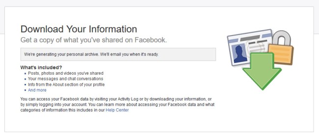 How To Download All Information Facebook Stores