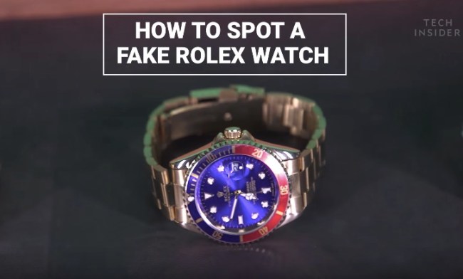 how to spot a fake rolex